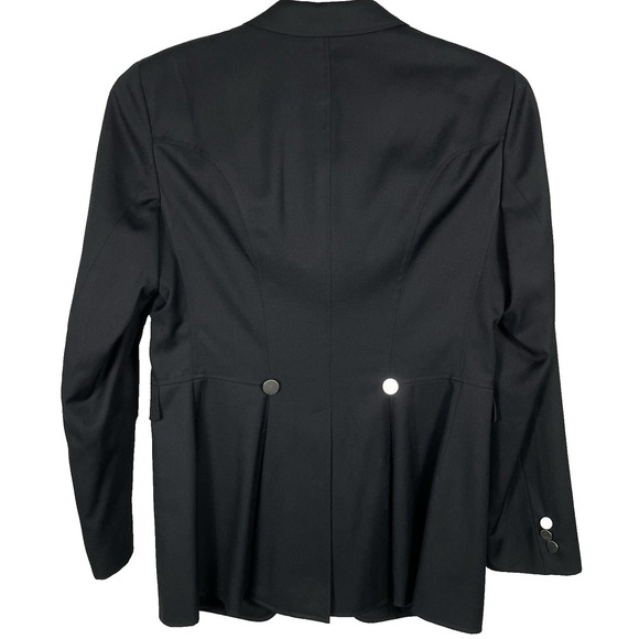 RJ Classics Essential Collection Dressage Show Coat Women 10R Black Equestrian - Picture 2 of 14